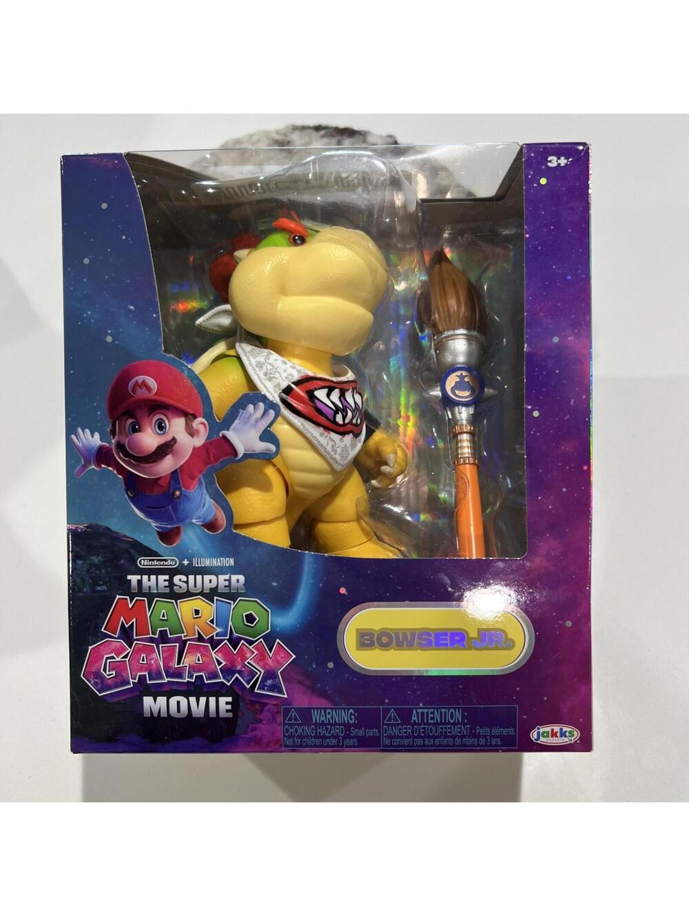 The Super Mario Galaxy Movie Bowser Jr. Figure 5” Nintendo Jakks Pacific New